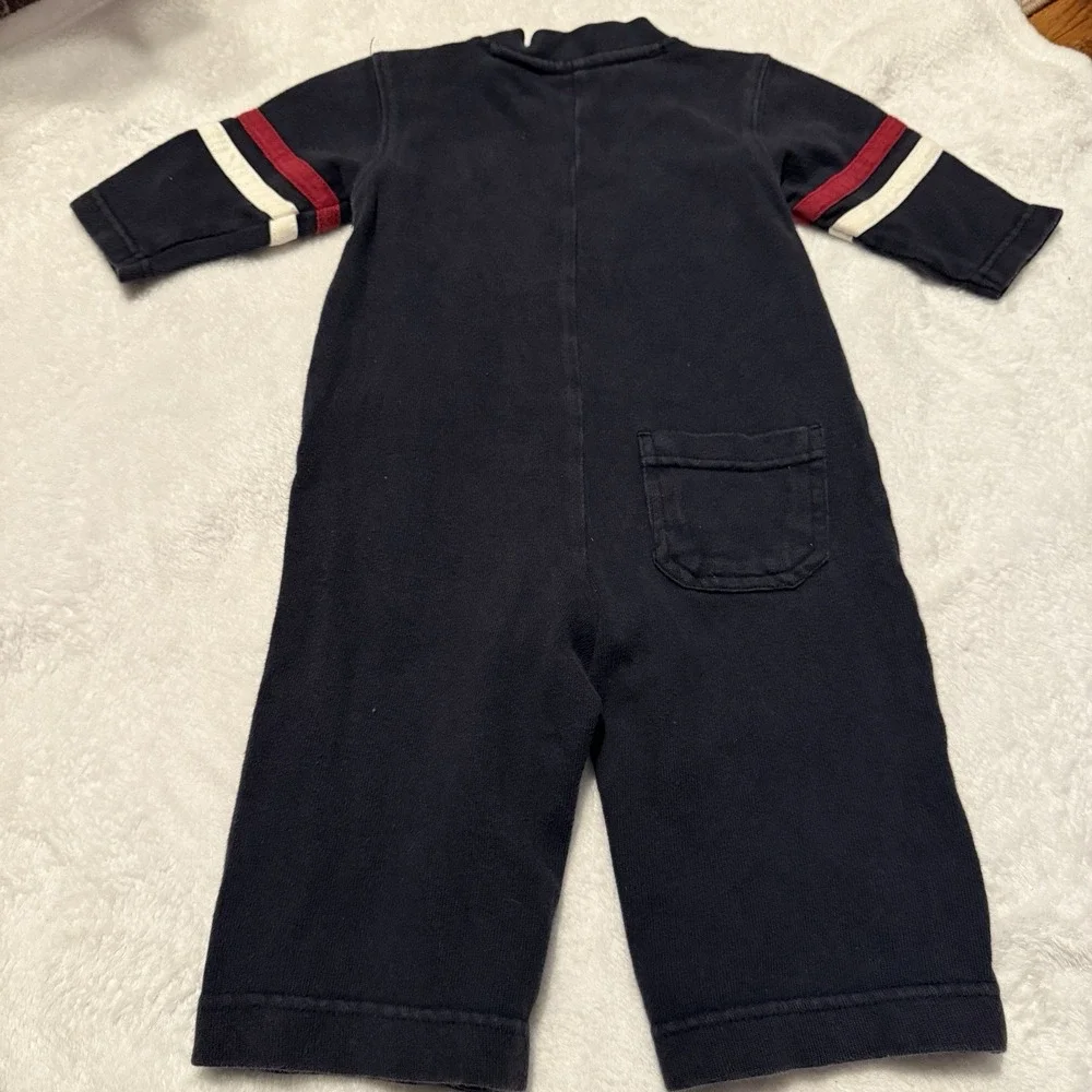 2008 GYMBOREE Baby Boy One Piece Navy‎ Bear Outfit 3-6 Months